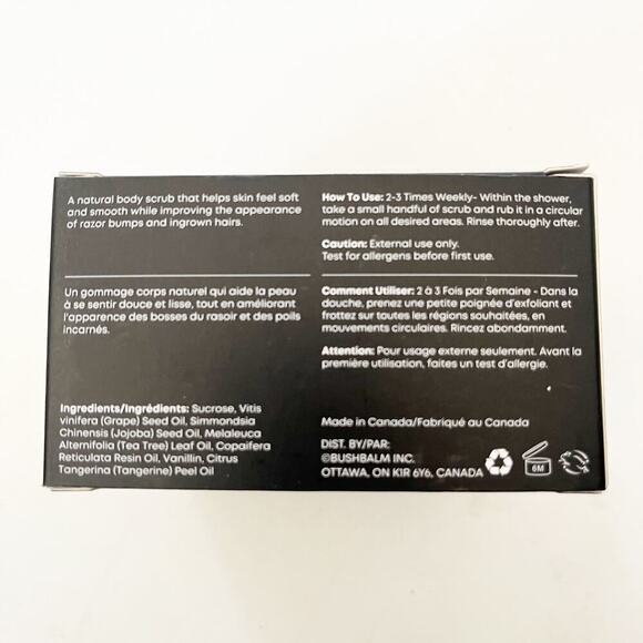 Bush balm Ingrown Hair Exfoliating Scrub Sweet Escape 8 FL. OZ. / 236mL - NEW - Picture 2 of 3